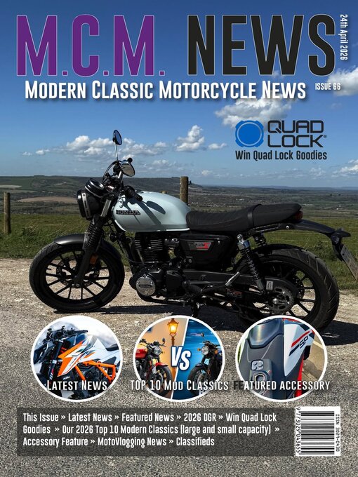 Cover image for Modern Classic Motorcycle News
